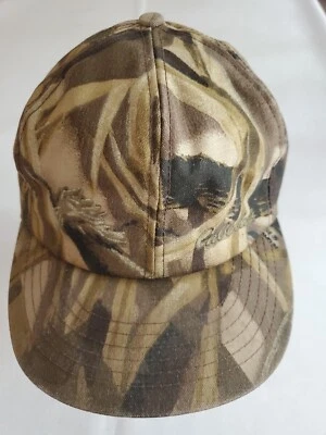 Vintage Cabela's Hunter Camo Hat Cap Ear Flaps 94-0032 Medium. Made In USA  - Image 1 of 4