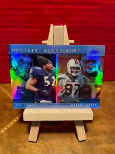 2001 Topps Chrome Combos #TC19 Ray Lewis / Reggie Wayne Refractor #19