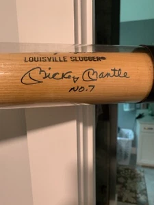 Mickey Mantle Signed Louisville Slugger Game Model Baseball Bat JSA COA No.7! - Picture 1 of 6