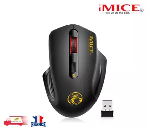 Maus Kabellose Maus Optisch 2,4 Ghz 2000 DPI Einstellbar USB 3.0 Schwarz LEISE - Bild 1 von 8