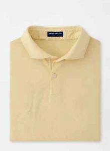 Peter Millar Polo Shirt Crown Crafted Journeyman Pima Sunflower Yellow Mens XL - Picture 1 of 4