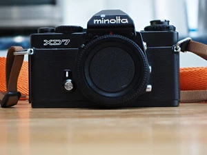 Minolta XD7 Black SLR Camera - Super clean, new seals, film tested - Picture 1 of 12