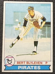 1979 TOPPS BERT BLYLEVEN (PIRATES) #308 VG VG/EX