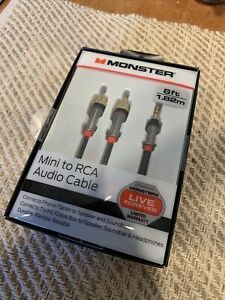 Monster 6FT Mini to RCA Audio Cable