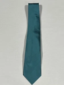 Mens Gianfranco Teal Tie With Matching Pocket Square NEW - Picture 1 of 3