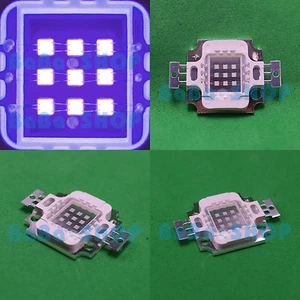 10W 45mil Purple 415nm~420nm UV LED Chip Lamp Light Bulb Ultra Violet Emitter - Picture 1 of 4