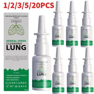 1.20pcs Lung Detox Herbal Cleanser Spray for Smokers Clear Nasal Congestion-🌿 - Picture 1 of 10