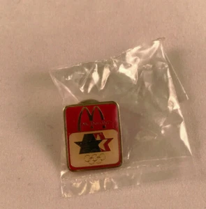 1984 84 LA Olympics Pin Sponsor Mc Donalds Enamel Stars - Picture 1 of 2