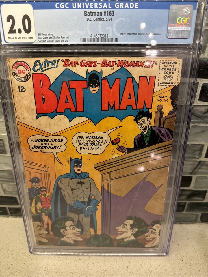 Batman #163 (DC Comics May 1964) CGC 2.0 - Image 1 of 1