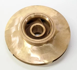Fairbanks Morse 9.125 In Bronze Impeller w/ Wear Rings Water Pump G3B1G - Picture 1 of 6