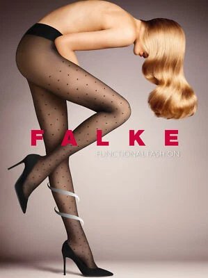 FALKE Dot Vitalize 20 DEN Damen Strumpfhose Stützstrumpfhose Muster Tupfen - Bild 1 von 4