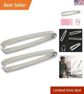 2er Pack Edelstahl Fischgräten Pinzette - Ergonomisches Design für einfaches Entbeinen - Bild 1 von 9
