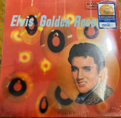 Elvis Presley - Elvis’ Golden Records Walmart Exclusive Gold Vinyl LP New Sealed - Image 1 of 2