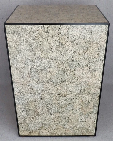 Coquille d'Oeuf Rankaku Eggshell Lacquer Plinth Display Stand Side Table Base Cover