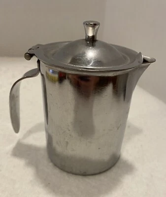 Jarabe crema de acero inoxidable Bloomfield Industries inc tapa con bisagras de colección Foto 1 de 4