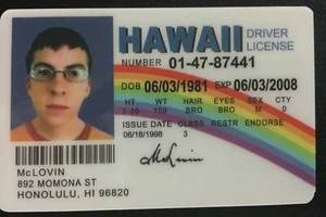 McLovin from Movie Superbad Fogels Joke Card High Definition Printing Quality - Picture 1 of 1