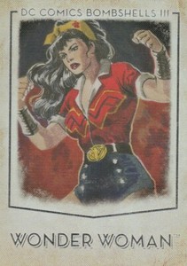 Cryptozoic DC Comics Bombshells 3 III Rainbow Foil Parallel 51 Wonder Woman