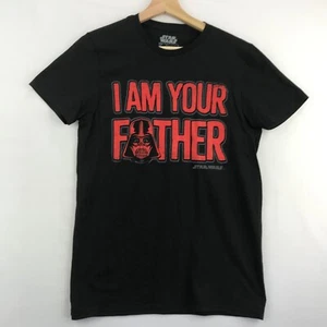 Camiseta gráfica Star Wars para hombre talla pequeña negra I Am Your Father Darth Vader - Imagen 1 de 5