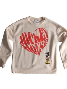 Disney Mickey Mouse Primark Ladies Sweatshirt Size XS BNWT - Picture 1 of 5