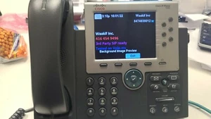 Cisco 7965 SIP Series CP-7965G VoIP PoE Business Phone FREE USB for instructions - Picture 1 of 3