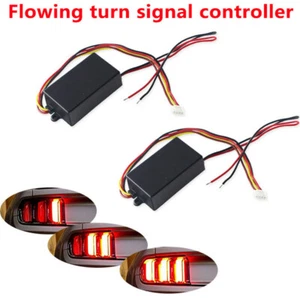 Universal Car 3-Step Sequential Flow Dynamic Chase Flash Tail Light Module Boxes - Foto 1 di 10