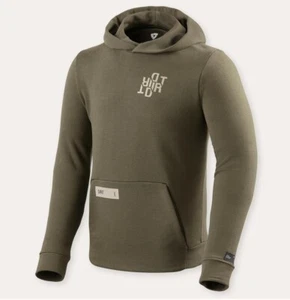 FELPA CAPPUCCIO UOMO REV'IT FLORIS DIRT HOODIE MAN TARMAC TG XXL - Picture 1 of 2