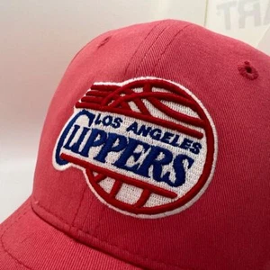 New Era Los Angeles Clippers Basketball NBA Team Baseball Cap Rot Patch Logo Vintage - Bild 1 von 10