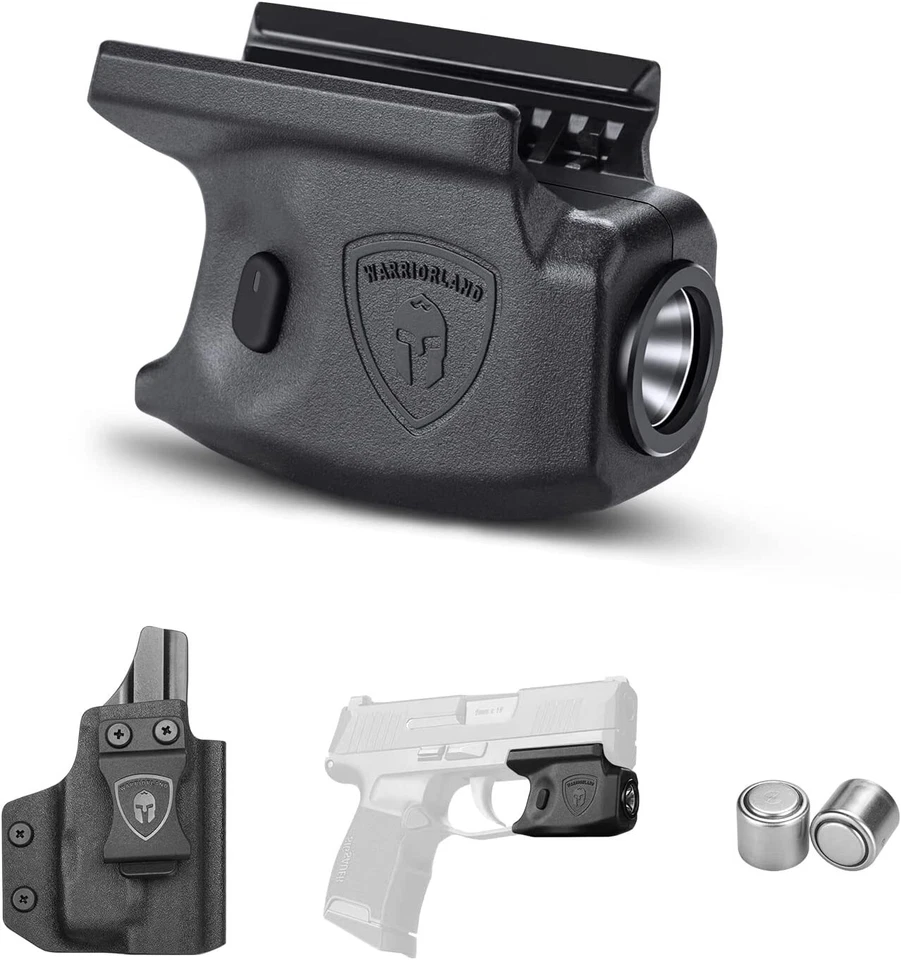 WARRIORLAND Tactical Flashlight SL-1 with Kydex Holster Fit Sig P365/P365X/P365 XL Pistol