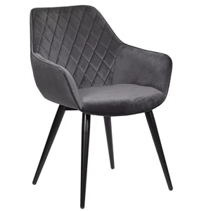 Esszimmerstühle Küchenstuhl Wohnzimmerstuhl Polsterstuhl Design Stuhl hb153dgr-1 - Bild 1 von 5