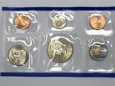 BEAUTIFUL TONED NICKEL Full Set of 1996 UNCIRCULATED coins From Philadelphia - Image 1 of 4