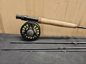 White River Prestige Fliegenrute Rolle Combo 5wt 9'0" 4-teilig Angeln gebrochene Spitze LESEN - Bild 1 von 6
