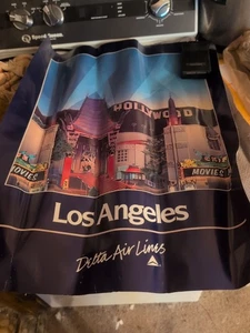 Original Delta Airlines Los Angeles Poster - 22x28” - Picture 1 of 1