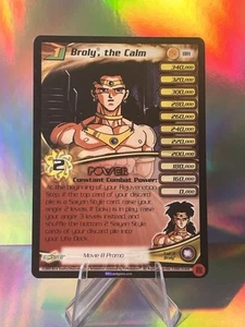 DBZ CCG BROLY THE CALM LV1 NON-FOIL BR1 VHS PROMO SCORE DRAGON BALL Z LIMITED - Picture 1 of 2