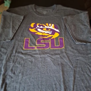 LSU Tigers Shirt Big Man's Size 2XL Gray 2X - Picture 1 of 6