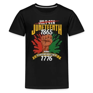 Juneteenth Black History Day Kids' Premium T-Shirt - Picture 1 of 4