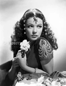 FOTO PUBLICITARIA 8x10 de colección de la actriz de Broadway Gene Tierney - Años 1930-1940 - Imagen 1 de 1