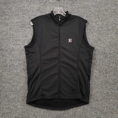 Pearl Izumi Cycling Vest Mens M Medium Black Technical Wear Fleece Lined USA - Image 1 of 4