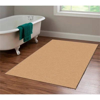 Riverbay Furniture Transitional Hand Tufted Wool 3'x5' Rug in Sisal Brown - Image 1 of 4