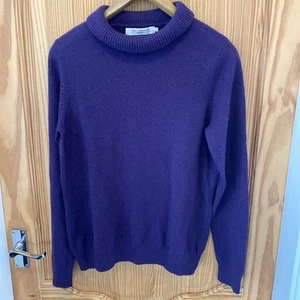 John Lewis Kaschmir Pullover Damen Größe UK 18 Lila Rollkragen Strick Rollkragen - Bild 1 von 9