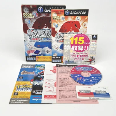 Pokemon Box Ruby & Sapphire Nintendo GameCube Complete Japanese - Fast Shipping - Image 1 of 4