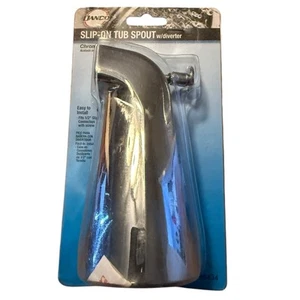 NEW DANCO 88434 5" TUB SPOUT WITH DIVERTER FITS 1/2 IN. COPPER PIPE SLIP CONNECT - Picture 1 of 3