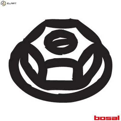 10x NUT EXHAUST MANIFOLD 258-038 FOR VW CADDY/Pickup/� RABBIT/PICKUP SEAT 1.5L - Image 1 of 4