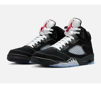 Nike Air Jordan 5 Black Metallic Reimagined Mens Size 11 In Hand Instant Ship!! - Image 1 of 4