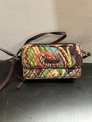 Vera Bradley Bandolera Cartera Mujer Paisley Acolchada Multicolor Foto 1 de 4