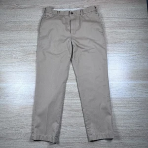 Brooks Brothers Men's Advantage Flat Front Chino Clark Fit 34x30 Biege - Picture 1 of 7