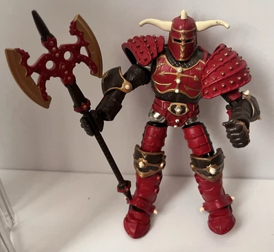 2005 Mega Bloks Mag Warriors Battle Scorch 4" Action Figure Missing Shield - Image 1 of 4