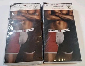 NIP vtg 2 TOMMY HILFIGER MEN’S CLASSIC BOXER BRIEF UNDERWEAR size XL COLORBLOCK - Picture 1 of 4