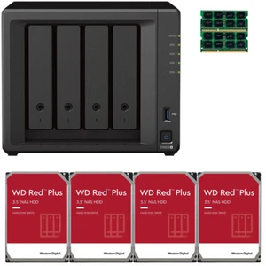Synology DS923+ 4-Bay 32GB RAM 8TB (4x2TB) WD Red Plus Drives - Picture 1 of 9
