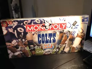 NEW SEALED 2007 Indianapolis Colts Super Bowl Champion Edition Monopoly Game NFL - Picture 1 of 2