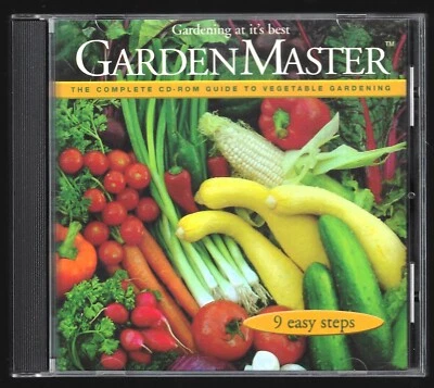 Garden Master Complete Guide to Vegetable Gardening 9 Easy Steps (CD-ROM, 2003) - Image 1 of 4